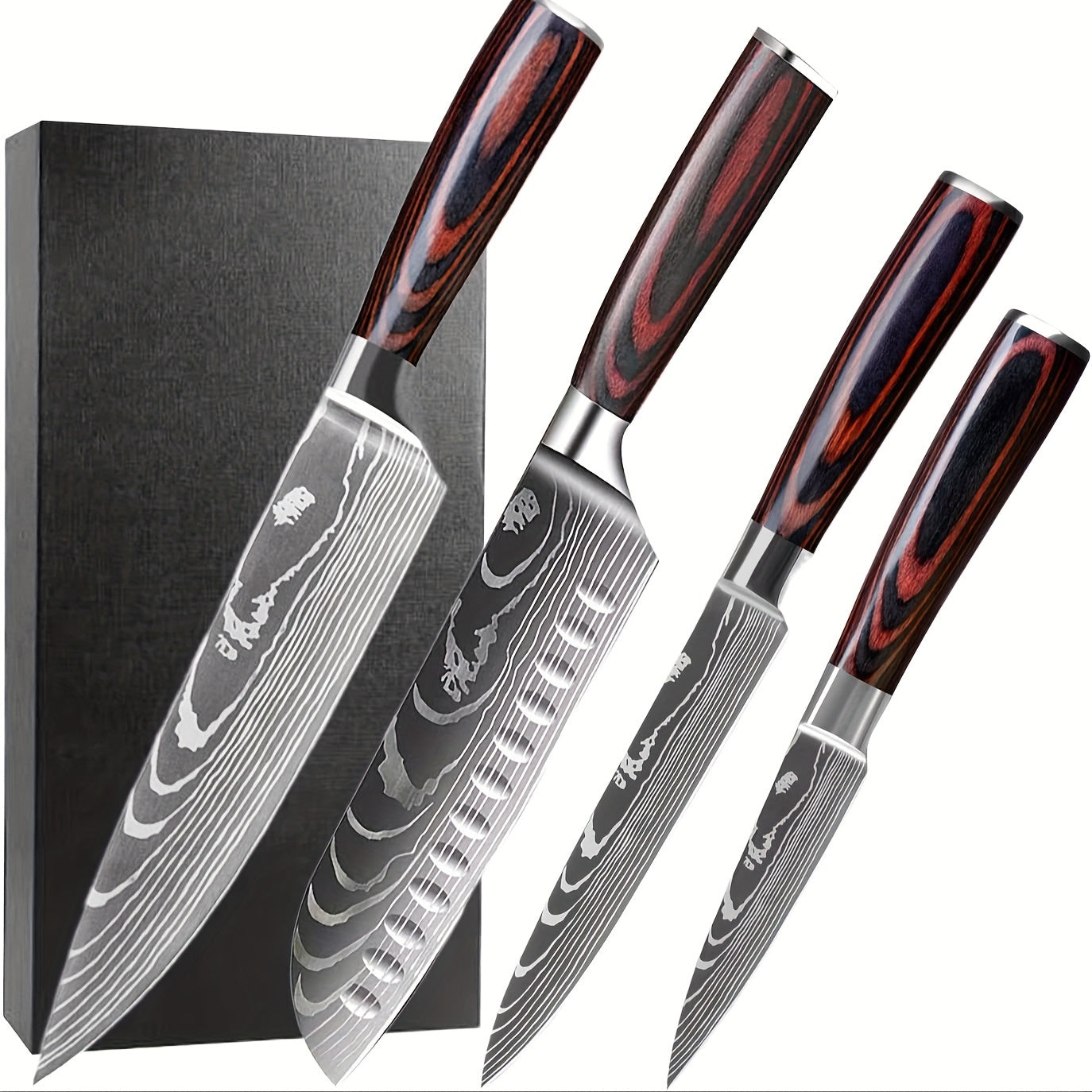 4-Piece Japanese Knife Set