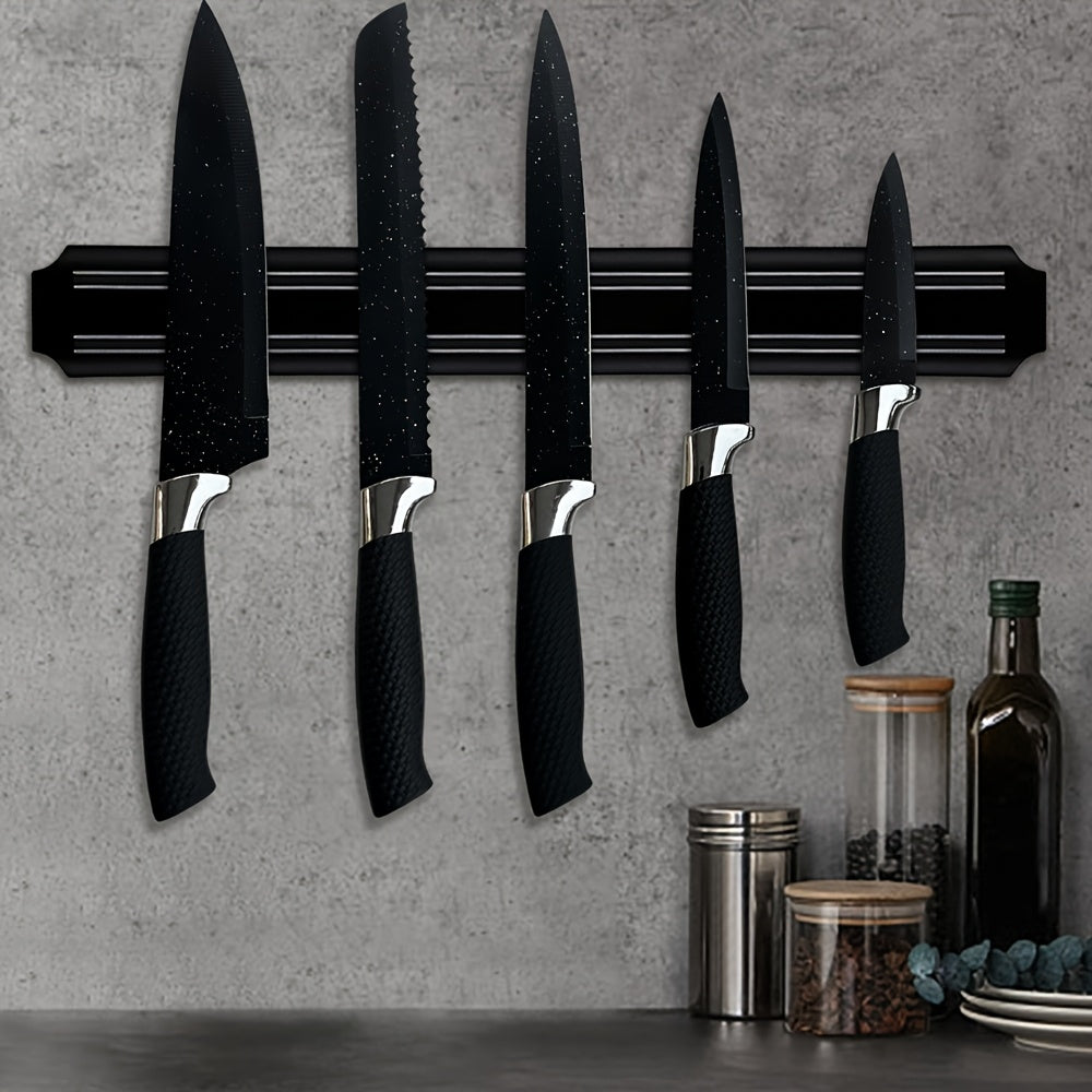 6-Piece Kitchen Knife Set with Magnetic Strip