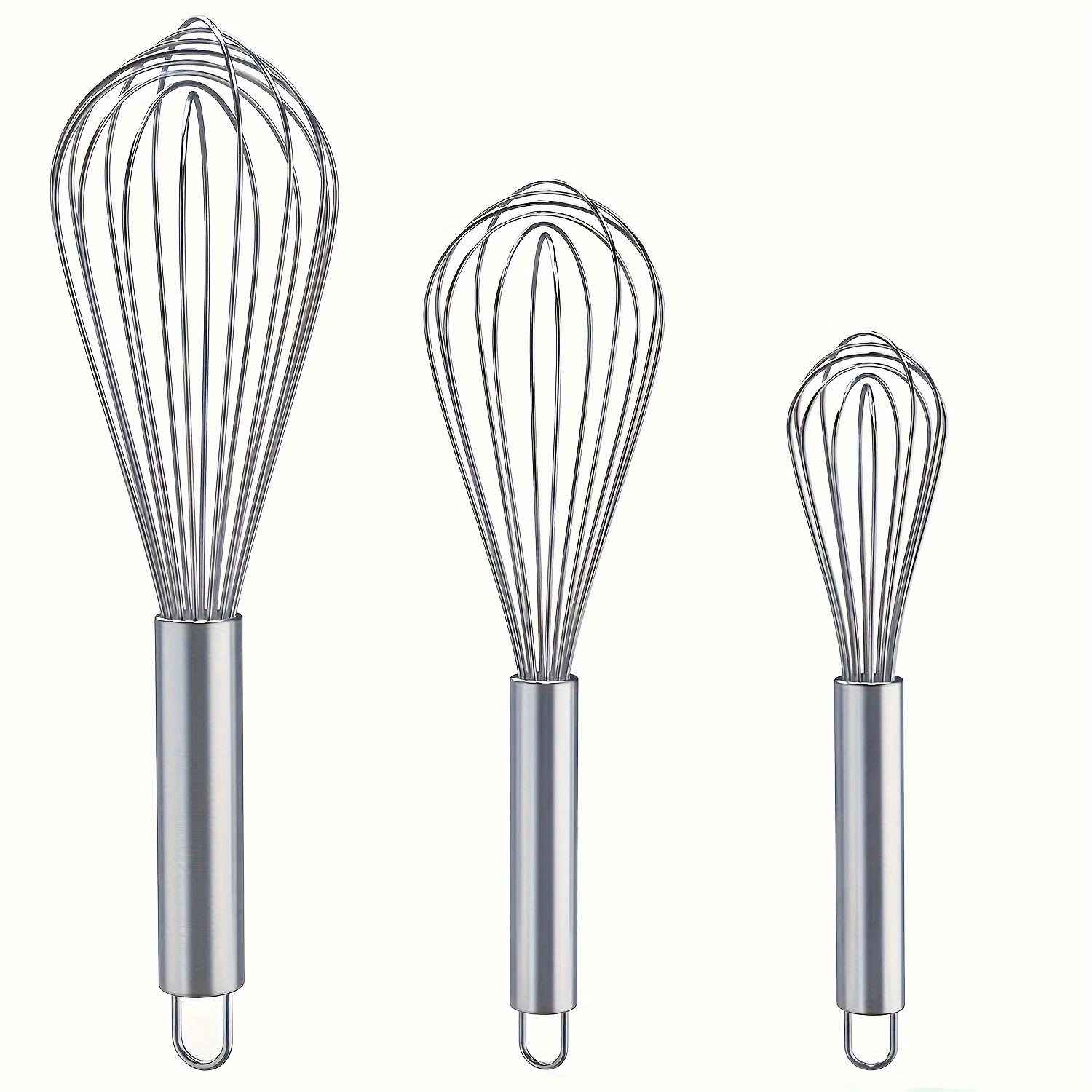 3-Piece Stainless Steel Whisk Set