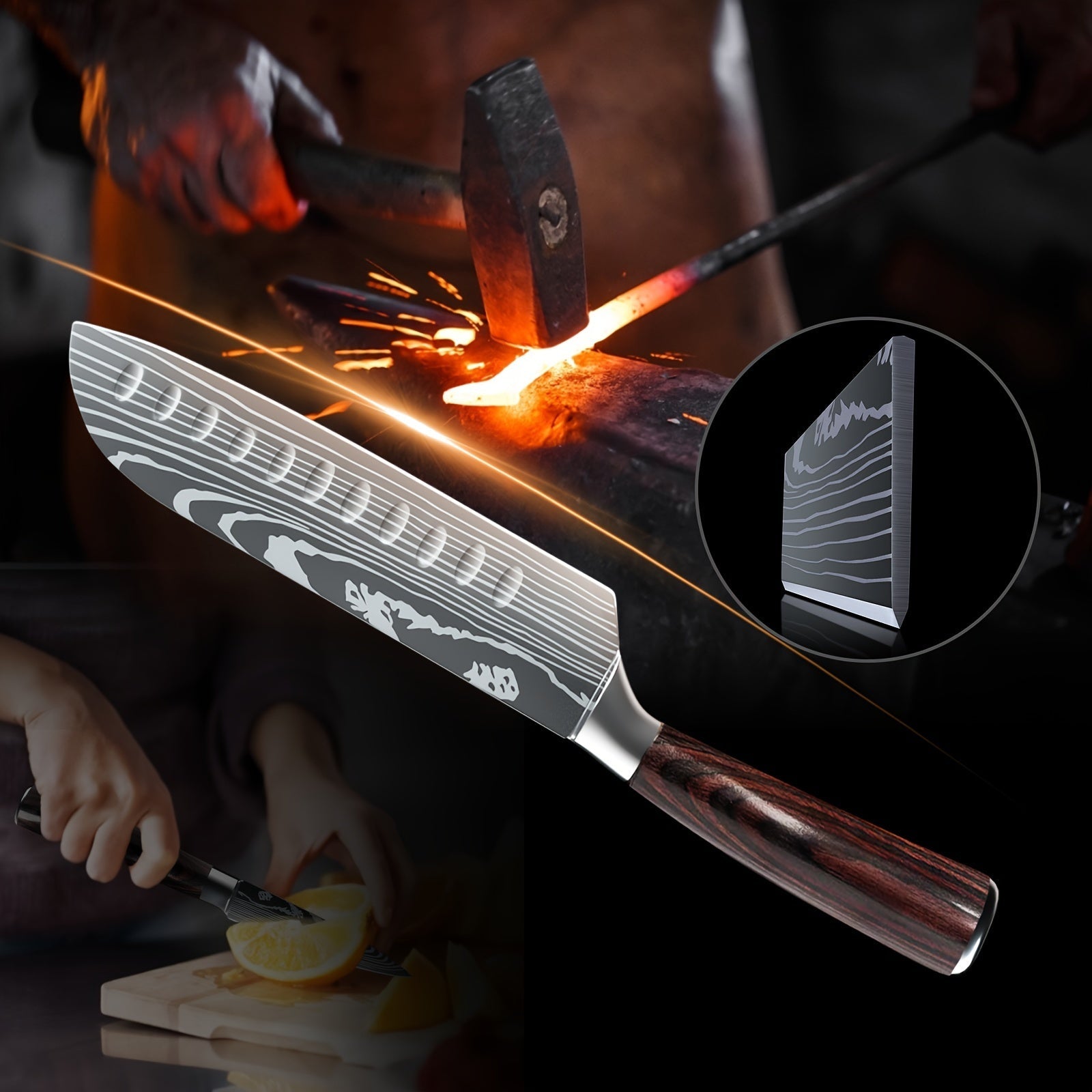 4-Piece Japanese Knife Set