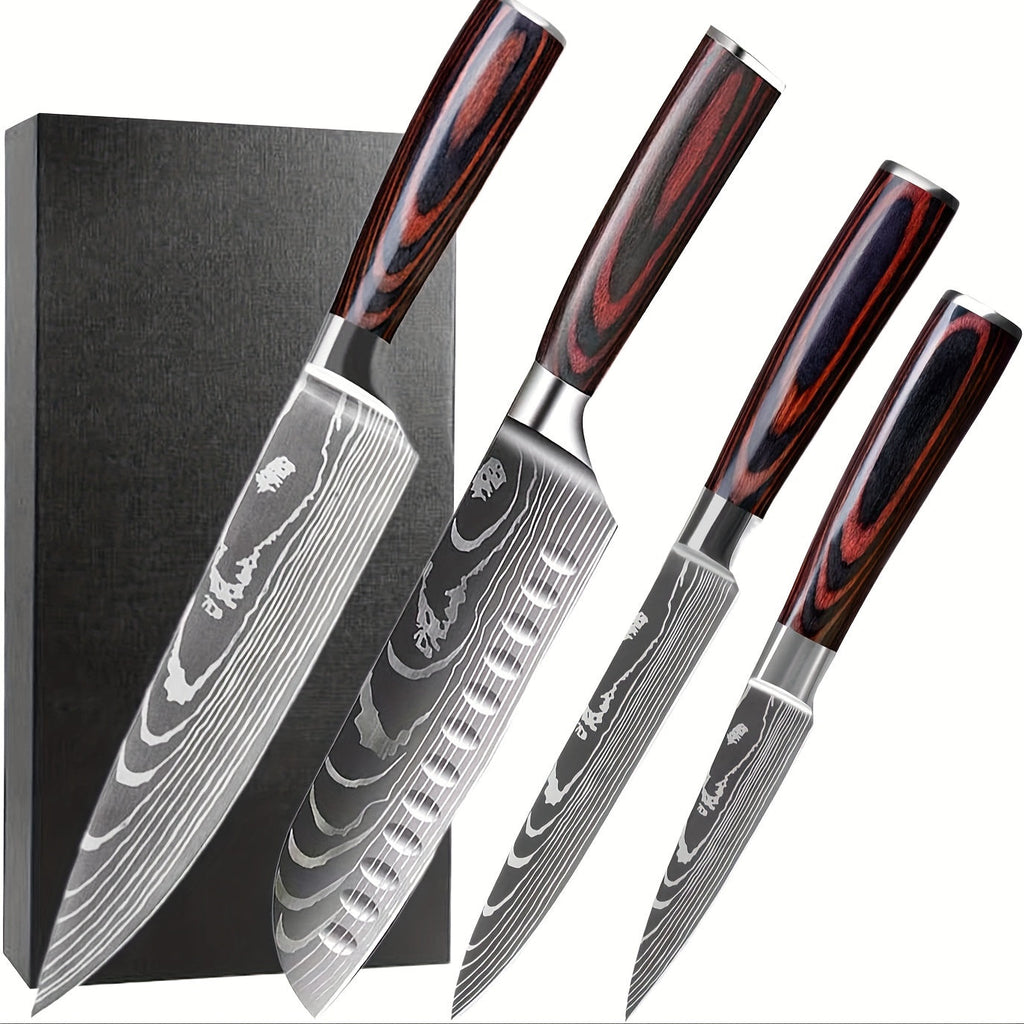 4-Piece Japanese Knife Set