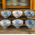 Japanese Design Rice Bowl Set