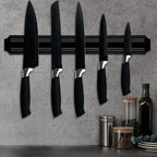 6-Piece Kitchen Knife Set with Magnetic Strip