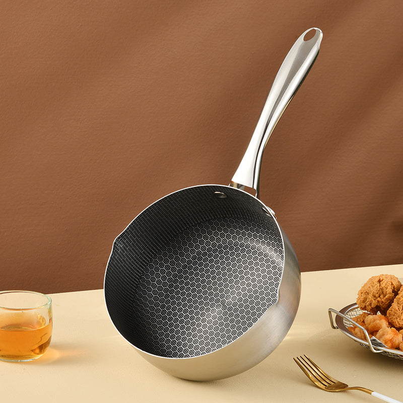 Saucepan with Pour Spouts