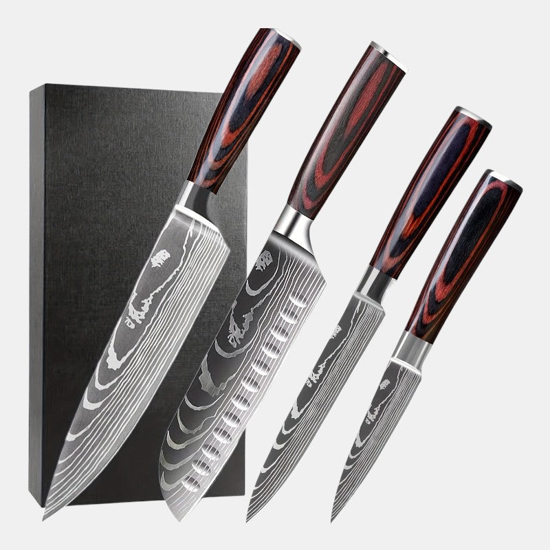 4-Piece Japanese Knife Set