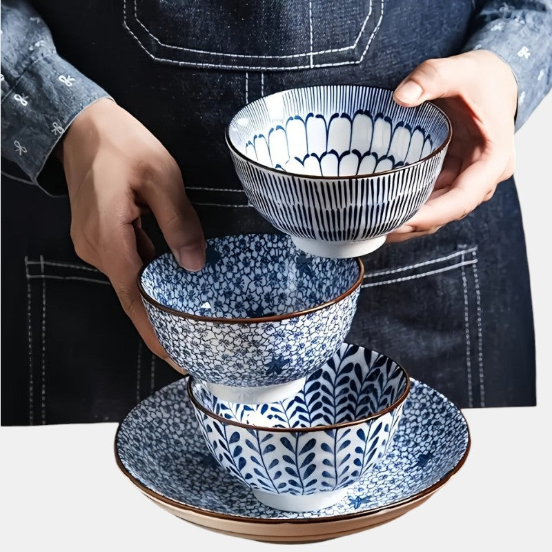 Japanese Design Rice Bowl Set