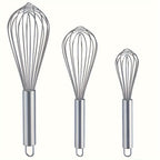 3-Piece Stainless Steel Whisk Set
